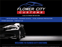 Tablet Screenshot of flowercitycustoms.com